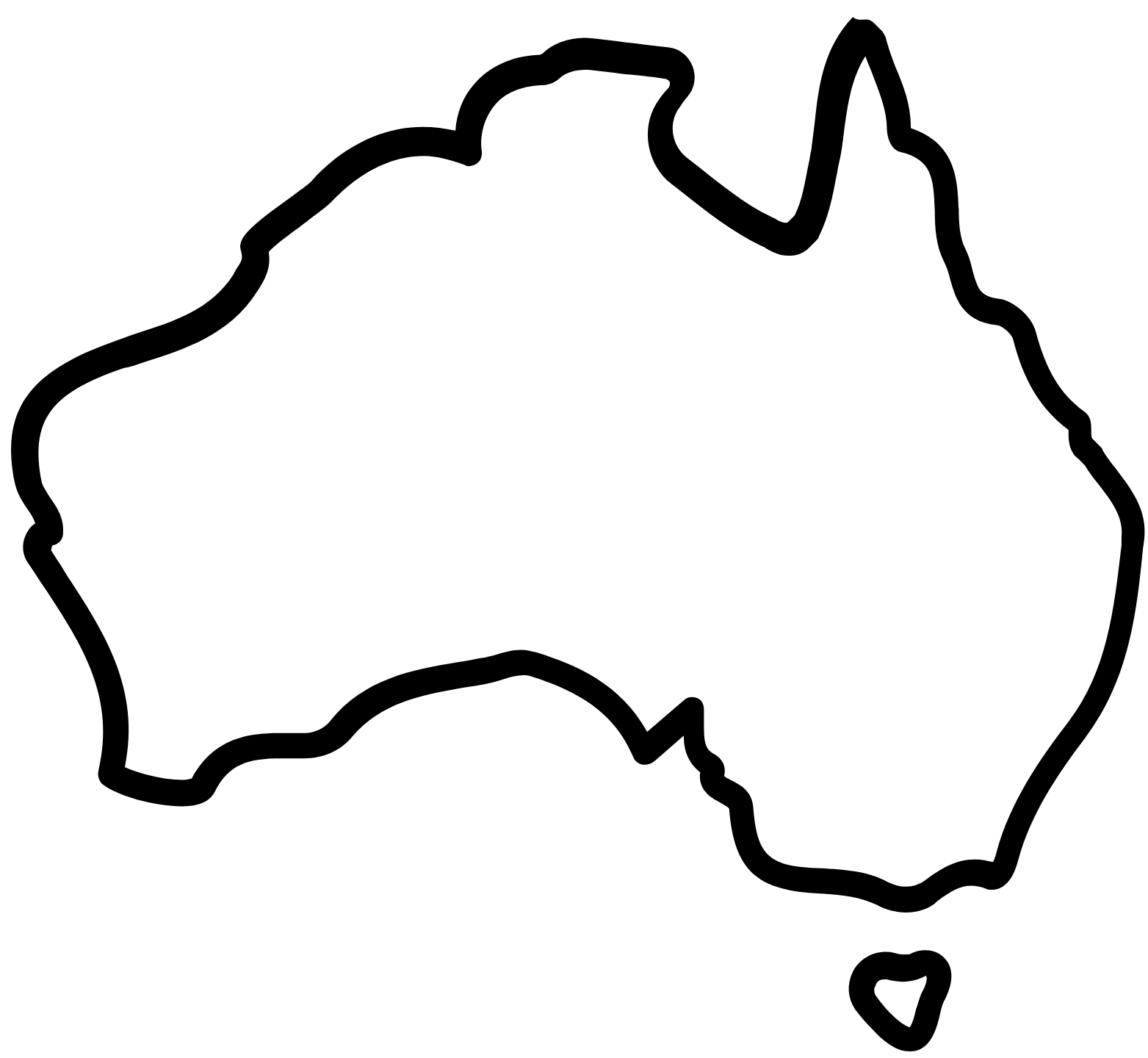 Map of Australia